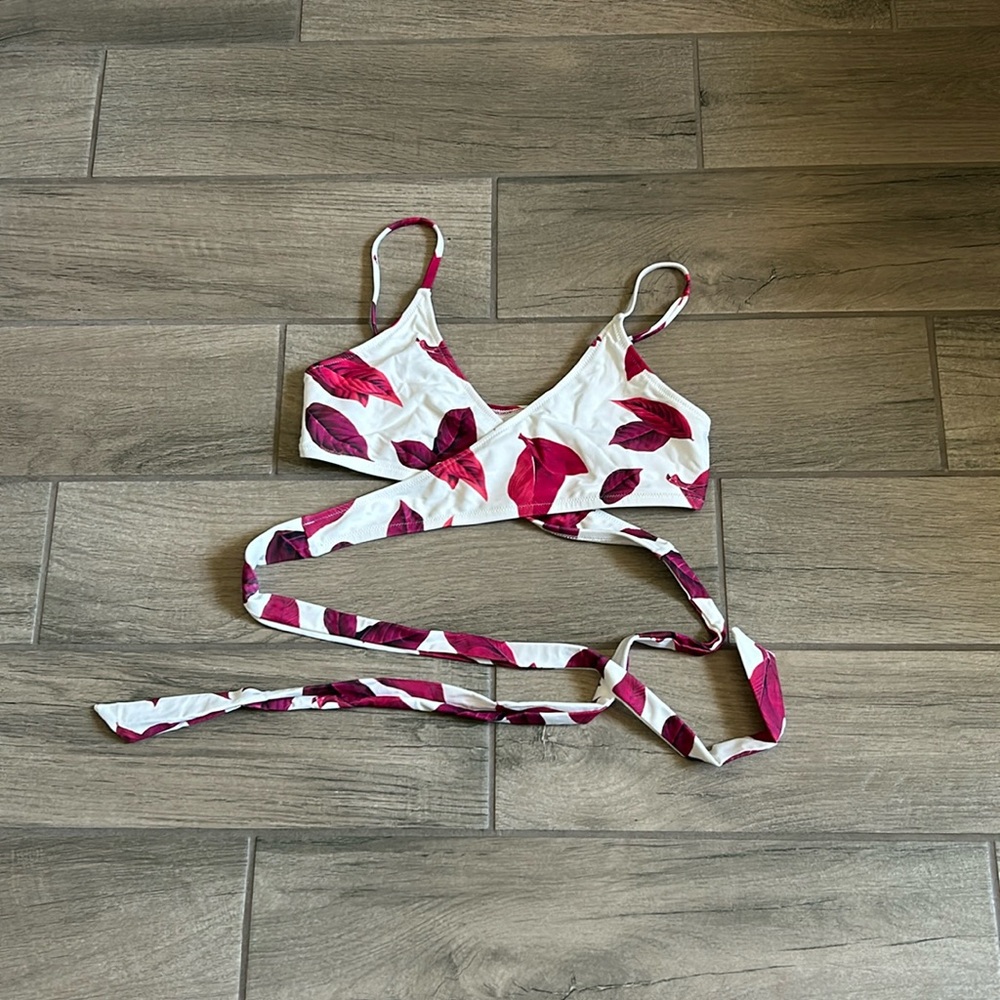 Wrap around bikini top